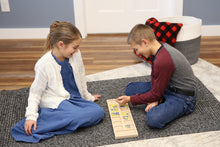 Load image into Gallery viewer, Solid Oak Wood Mancala Board Game Set With Marbles, Amish-Made
