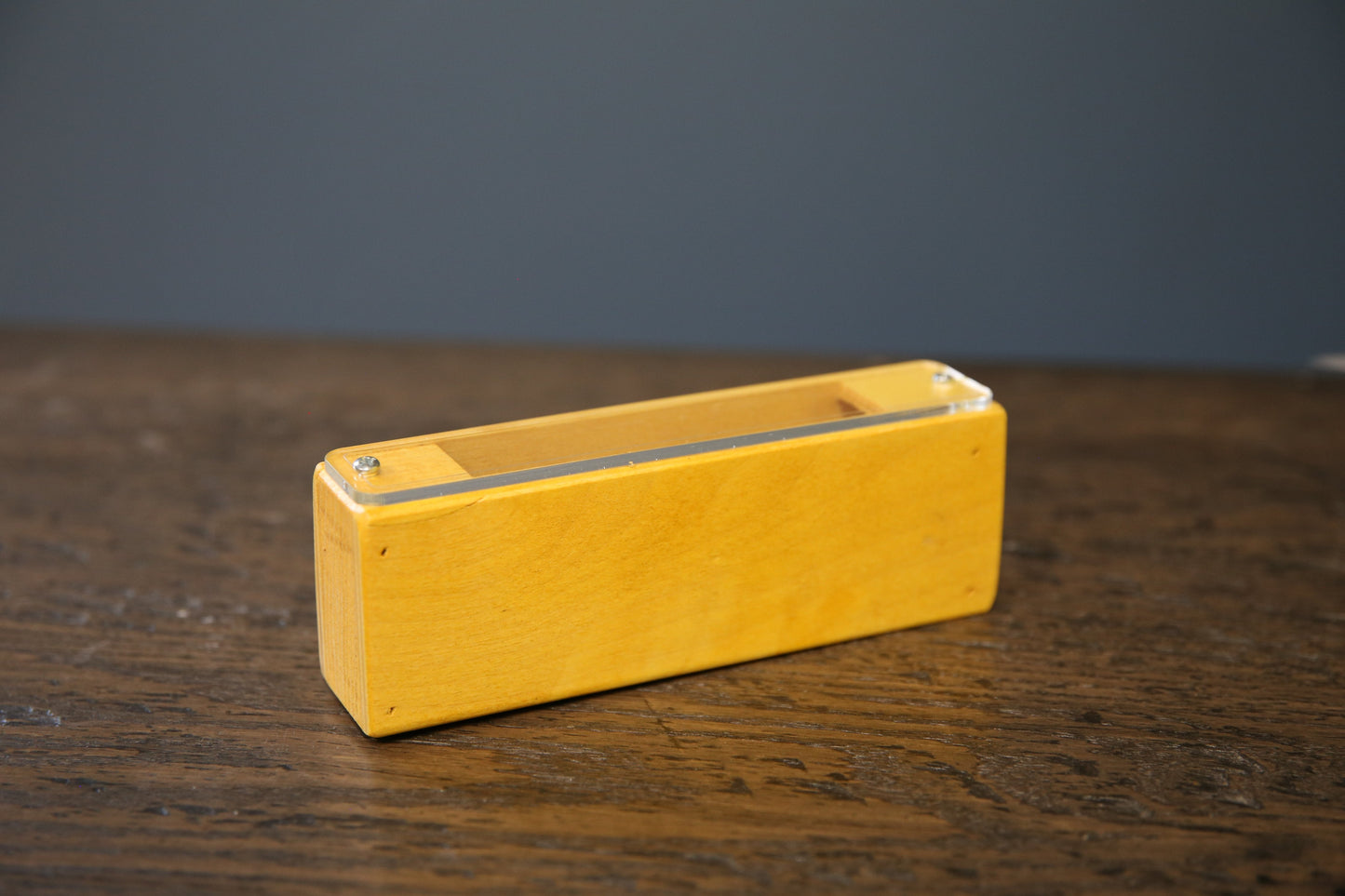 Amish-Made Wooden Marble Brain Teaser Toy, Perfect for Coffee Table