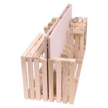 Load image into Gallery viewer, Amish-Made Wooden Folding Stock Yard Farm Toy, Unfinished
