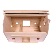 Load image into Gallery viewer, Amish-Made Large Wooden Hip-Roof Barn Toy, Unfinished
