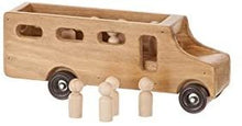 Load image into Gallery viewer, Amish-Made Wooden School Bus Toy, Child Safe Finish

