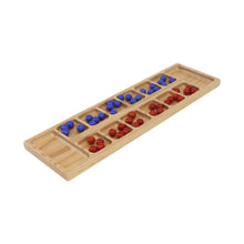Load image into Gallery viewer, Solid Oak Wood Mancala Board Game Set With Marbles, Amish-Made
