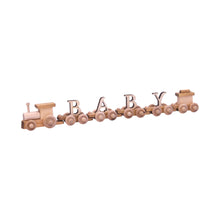 Load image into Gallery viewer, Wooden Name Train Toy, Custom Personalized ABC Letter Train, Amish-Made
