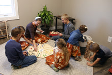 Load image into Gallery viewer, Travel Marble Chase Board Game Set, Double-Sided 23&quot; Wide Board
