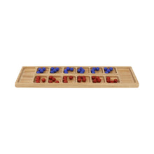 Load image into Gallery viewer, Solid Oak Wood Mancala Board Game Set With Marbles, Amish-Made
