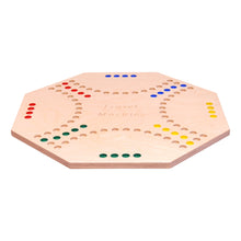 Load image into Gallery viewer, Travel Marble Chase Board Game Set, Double-Sided 23&quot; Wide Board
