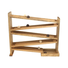 Load image into Gallery viewer, Wooden Ball Roller Racetrack Toy, Amish-Made, with 8 Wooden Balls
