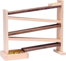 Load image into Gallery viewer, Wooden Marble Roller Racetrack Toy - Child-Safe Finish
