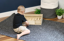 Load image into Gallery viewer, Amish-Made Wooden Mini Stockyard Toy, with 7 Stalls
