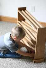 Load image into Gallery viewer, Wooden Ball Roller Racetrack Toy, Amish-Made, with 8 Wooden Balls
