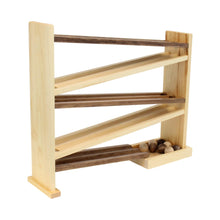 Load image into Gallery viewer, Wooden Ball Roller Racetrack Toy, Amish-Made, with 8 Wooden Balls

