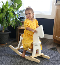 Load image into Gallery viewer, Wooden Rocking Horse Toddler Toy, Amish-Made, Child-Safe Finish
