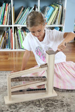 Load image into Gallery viewer, Wooden Marble Pump Toy, CPSIA-Approved, Non-Toxic Finish, Amish-Made
