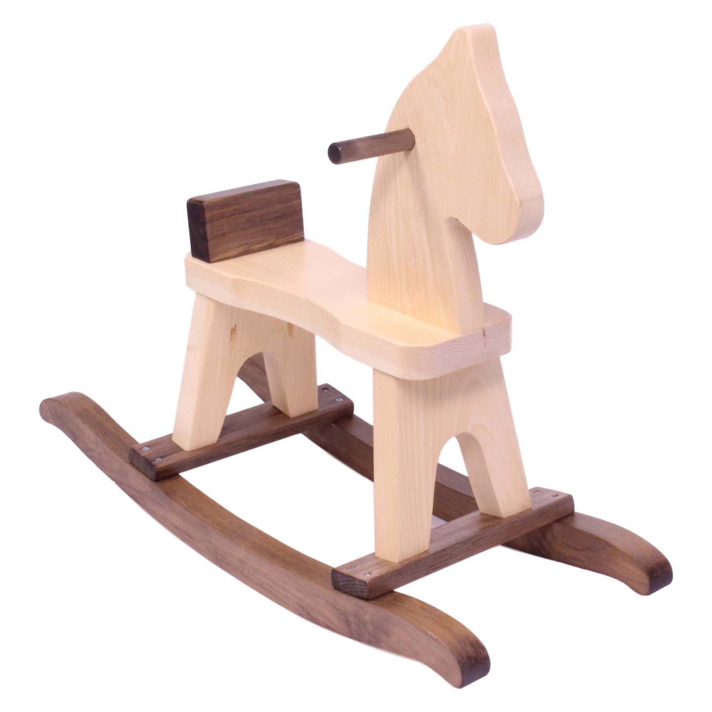 Wooden Rocking Horse Toddler Toy, Amish-Made, Child-Safe Finish