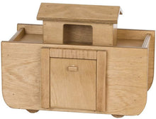 Load image into Gallery viewer, Wooden Noah&#39;s Ark Toy with 14 Toy Animals, Amish-Made
