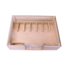 Load image into Gallery viewer, Amish-Made Wooden Mini Stockyard Toy, with 7 Stalls
