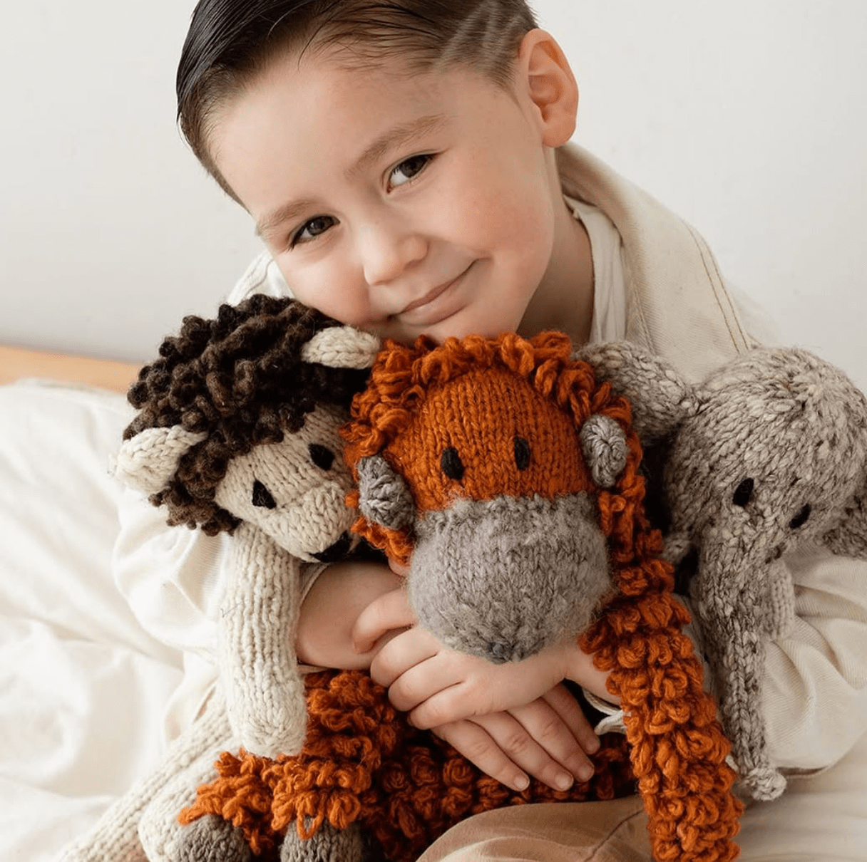 Wool Knit Buddy  | Lionel the Lion