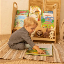 Load image into Gallery viewer, Goodevas Montessori Wooden Non-toxic and Eco-friendly Kids&#39; Bookshelf
