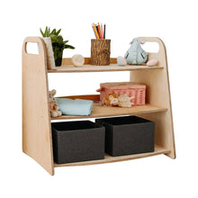 Load image into Gallery viewer, Goodevas Montessori Non-toxic Eco-friendly Wooden Kids&#39; Toy Shelf
