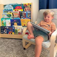 Load image into Gallery viewer, Tiered Montessori Bookshelf
