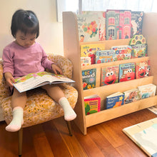 Load image into Gallery viewer, Tiered Montessori Bookshelf
