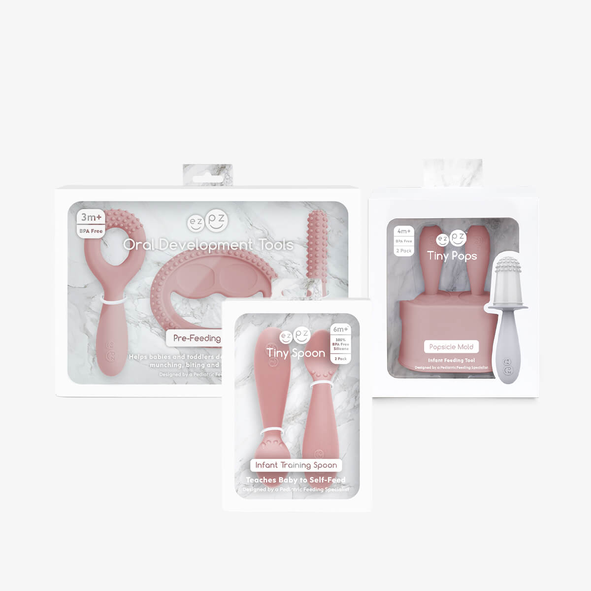 EZPZ Silicone Baby Motor Planning System | Spoons, Teethers