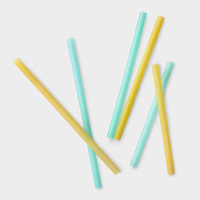 Load image into Gallery viewer, Multi-length Reusable Silicone Straws, 6pk
