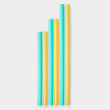 Load image into Gallery viewer, Multi-length Reusable Silicone Straws, 6pk
