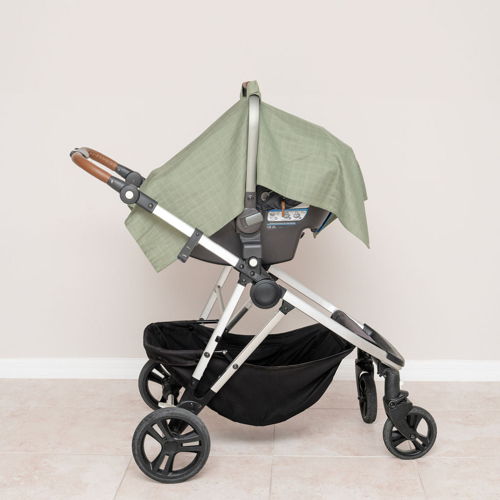 Organic Muslin Cotton Car Seat Cover