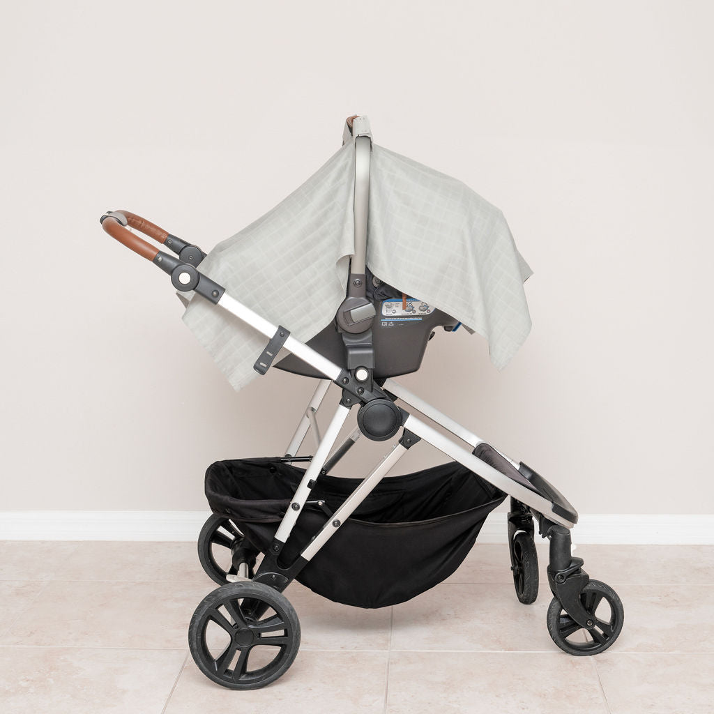 Organic Muslin Cotton Car Seat Cover