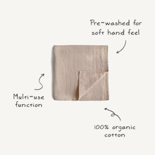 Load image into Gallery viewer, Mushie Organic Cotton Muslin Swaddle Blanket
