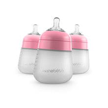 Load image into Gallery viewer, Nanobébé 9oz Flexy Silicone Baby Bottle

