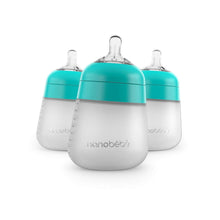Load image into Gallery viewer, Nanobébé 9oz Flexy Silicone Baby Bottle

