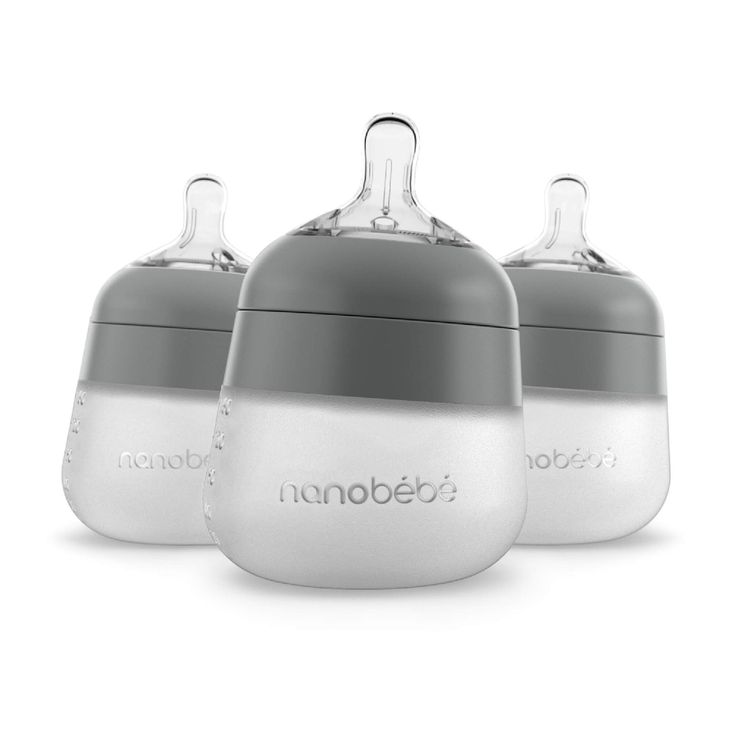 Nanobébé Flexy Silicone Baby Bottle | 5 oz Newborn Size