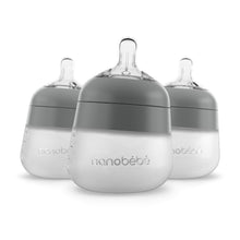 Load image into Gallery viewer, Nanobébé Flexy Silicone Baby Bottle | 5 oz Newborn Size
