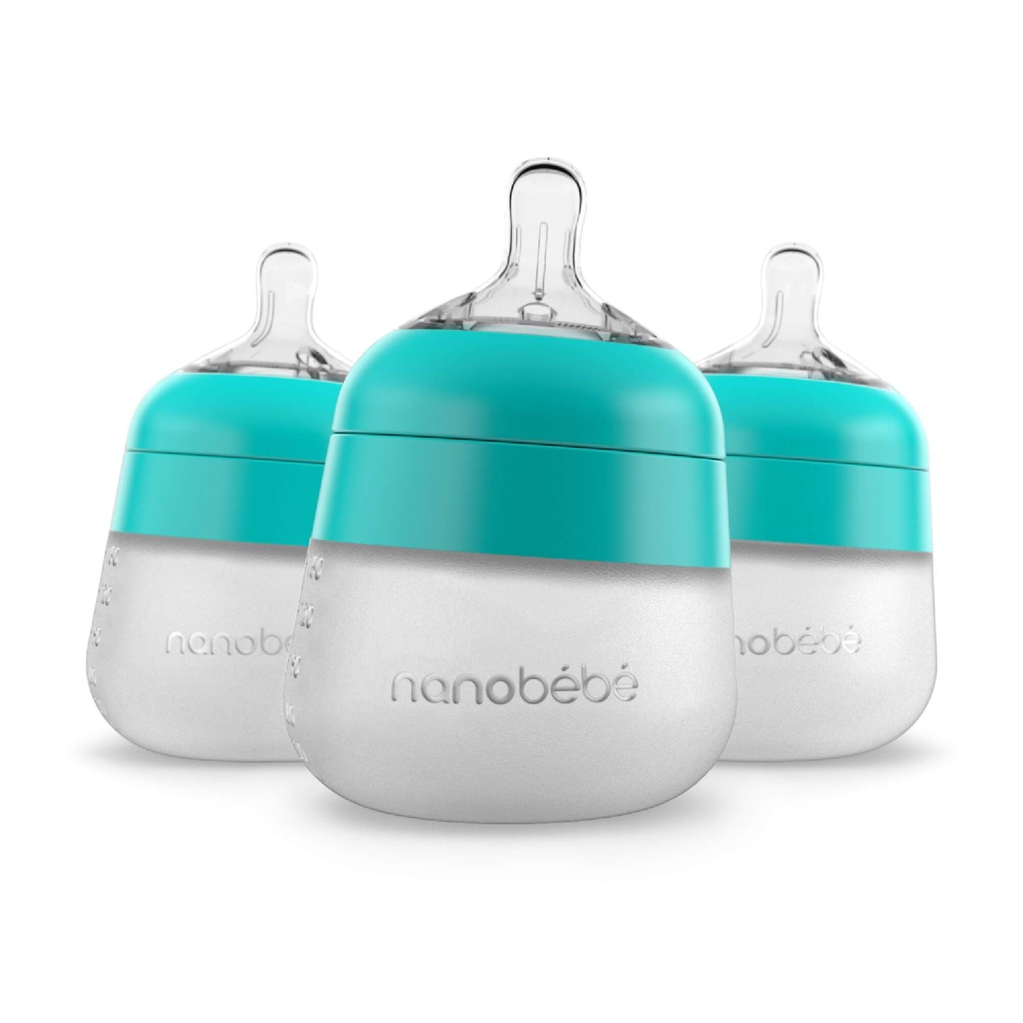 Nanobébé Flexy Silicone Baby Bottle | 5 oz Newborn Size