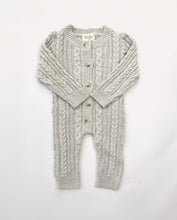 Load image into Gallery viewer, Luna + Luca Classic Cable Knit Jumpsuit - Natural
