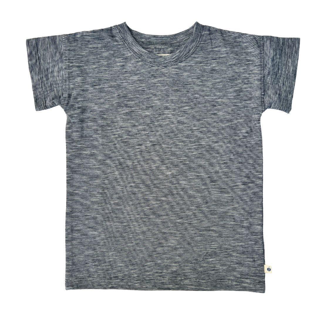 Jackalo Organic Cotton Kids' Brooklyn T-Shirt - Navy Space Dye