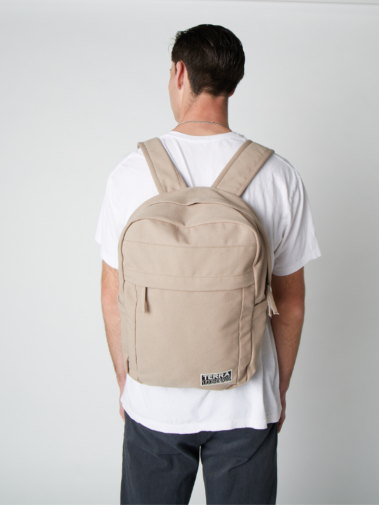 Terra Thread Earth Sustainable GOTS Organic Cotton Backpack