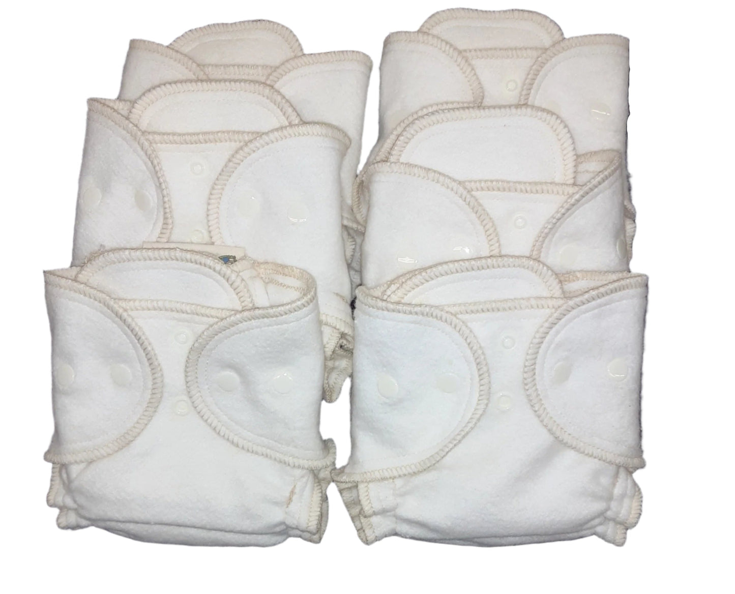 Newborn Hemp/Cotton Diaper Bundle (Pack of 6)