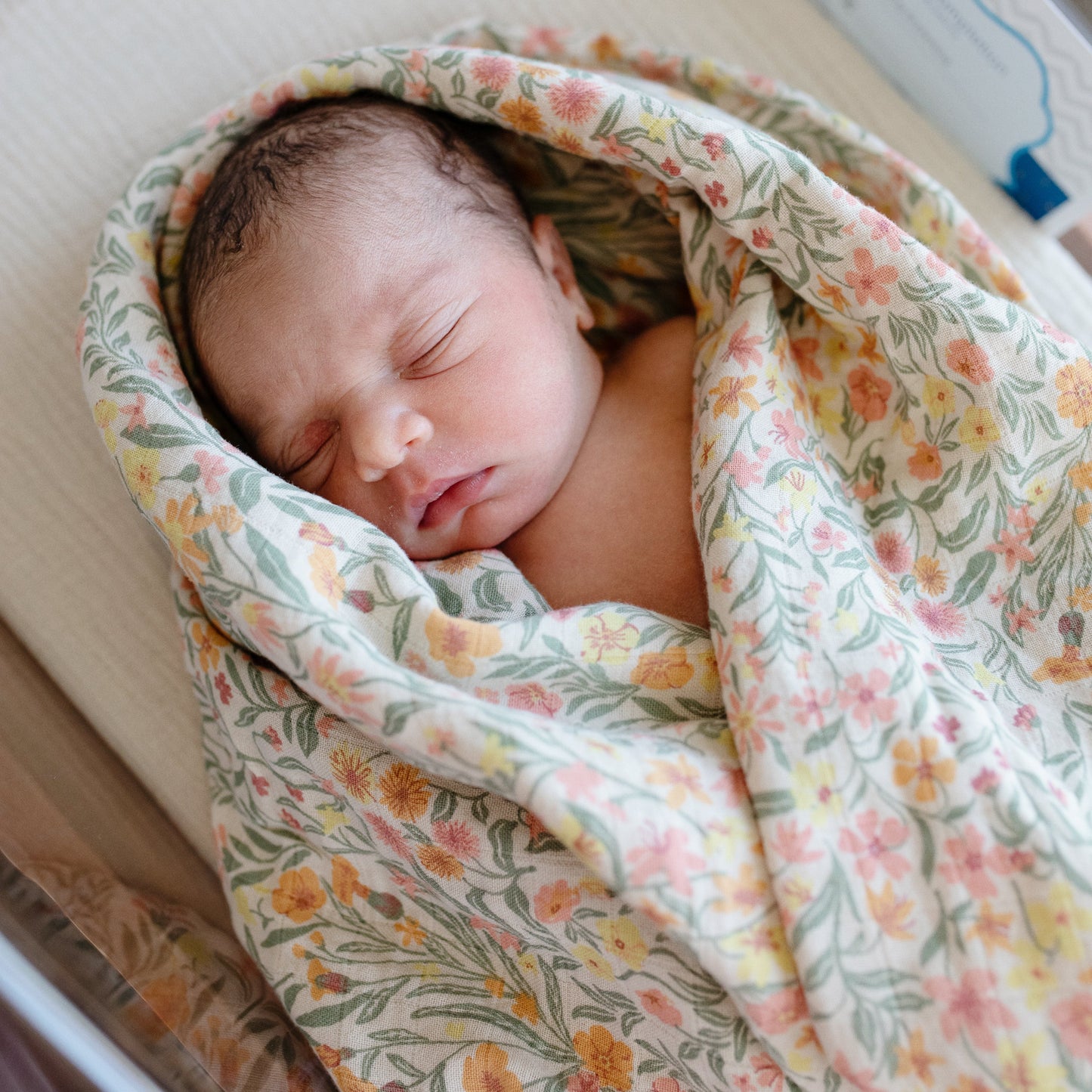 Mushie Organic Cotton Muslin Swaddle Blanket