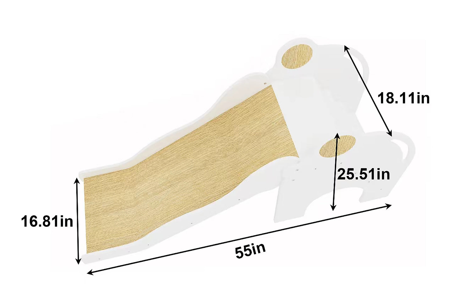 Avenlur Nima- Eco-Friendly Wooden Baby Toddler Elephant Slide