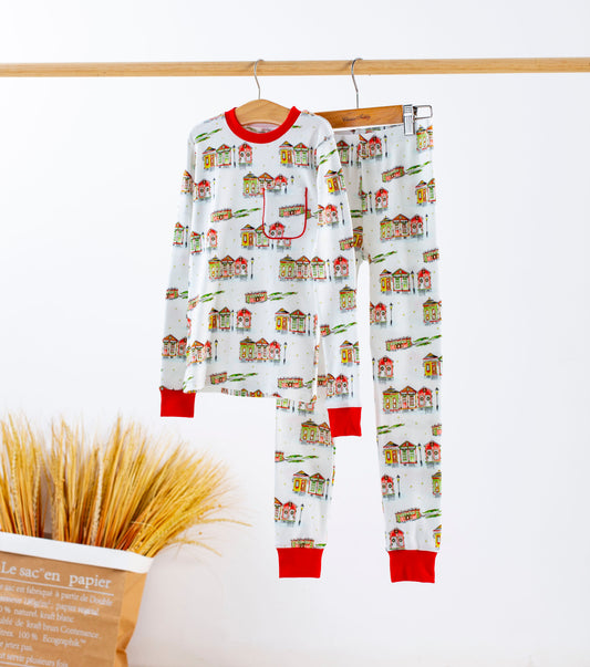 Bayou Wonderland Organic Cotton Christmas Kids Pajamas