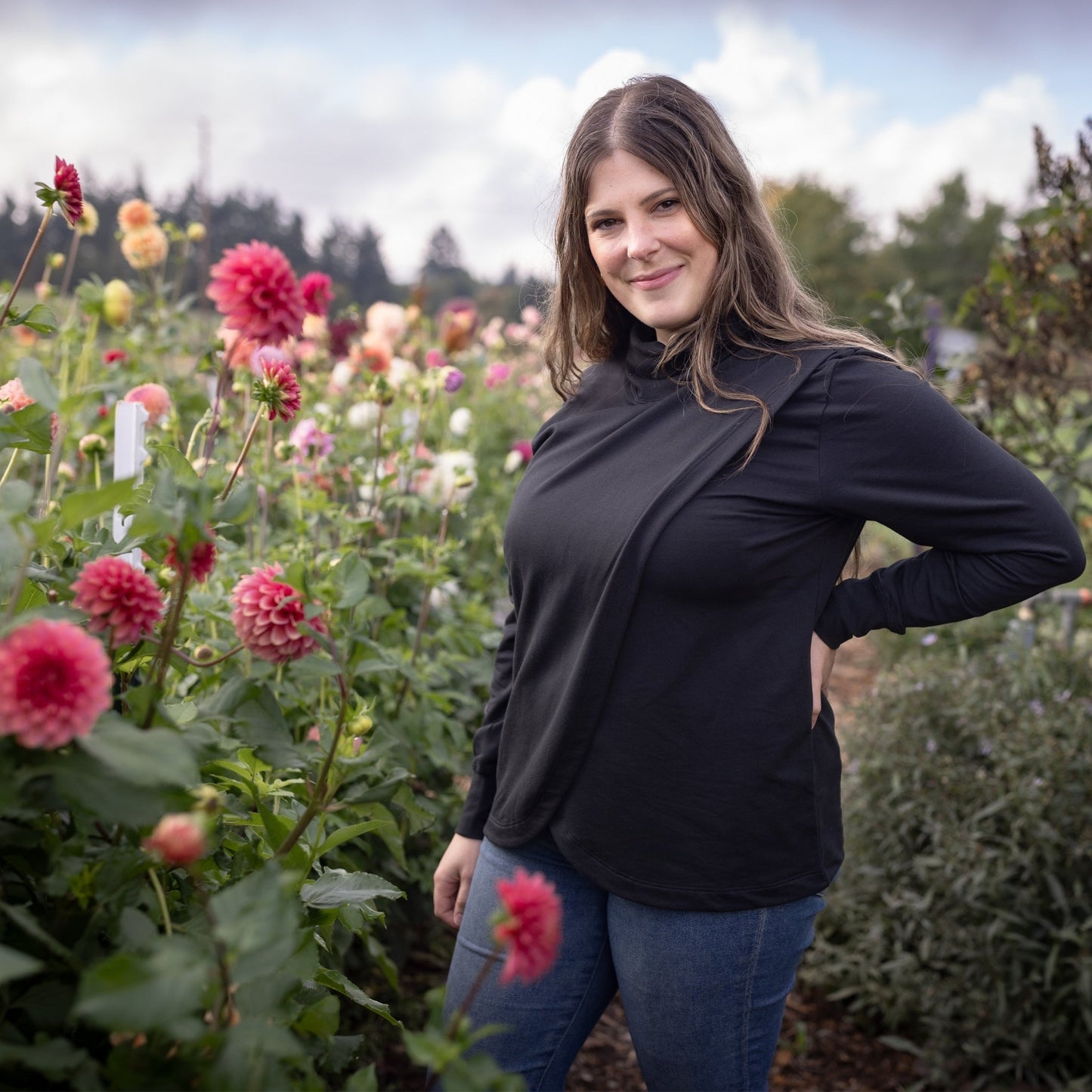 Nunuy Eternal Love Organic Cotton Nursing Sweater