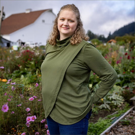 Nunuy Eternal Love Organic Cotton Nursing Sweater