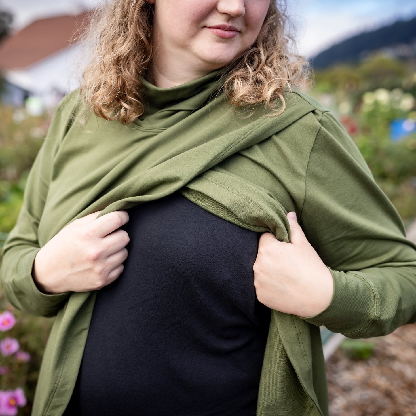 Nunuy Eternal Love Organic Cotton Nursing Sweater