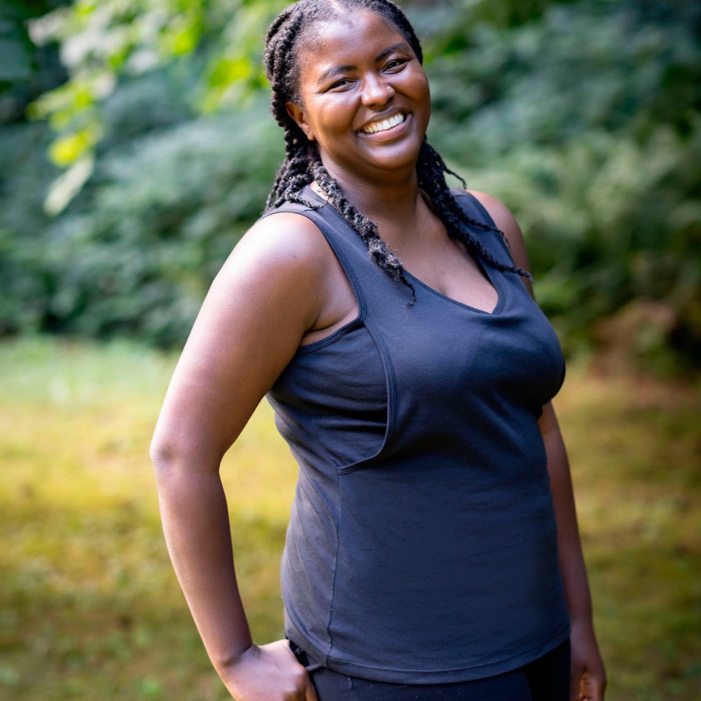 Nunuy Serenity Organic Cotton Nursing Tank Top