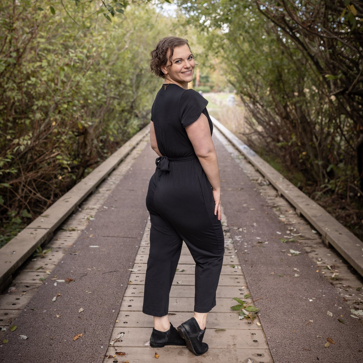 Nunuy Sofia Nursing Jumpsuit - Organic Pima Cotton for Style and Function