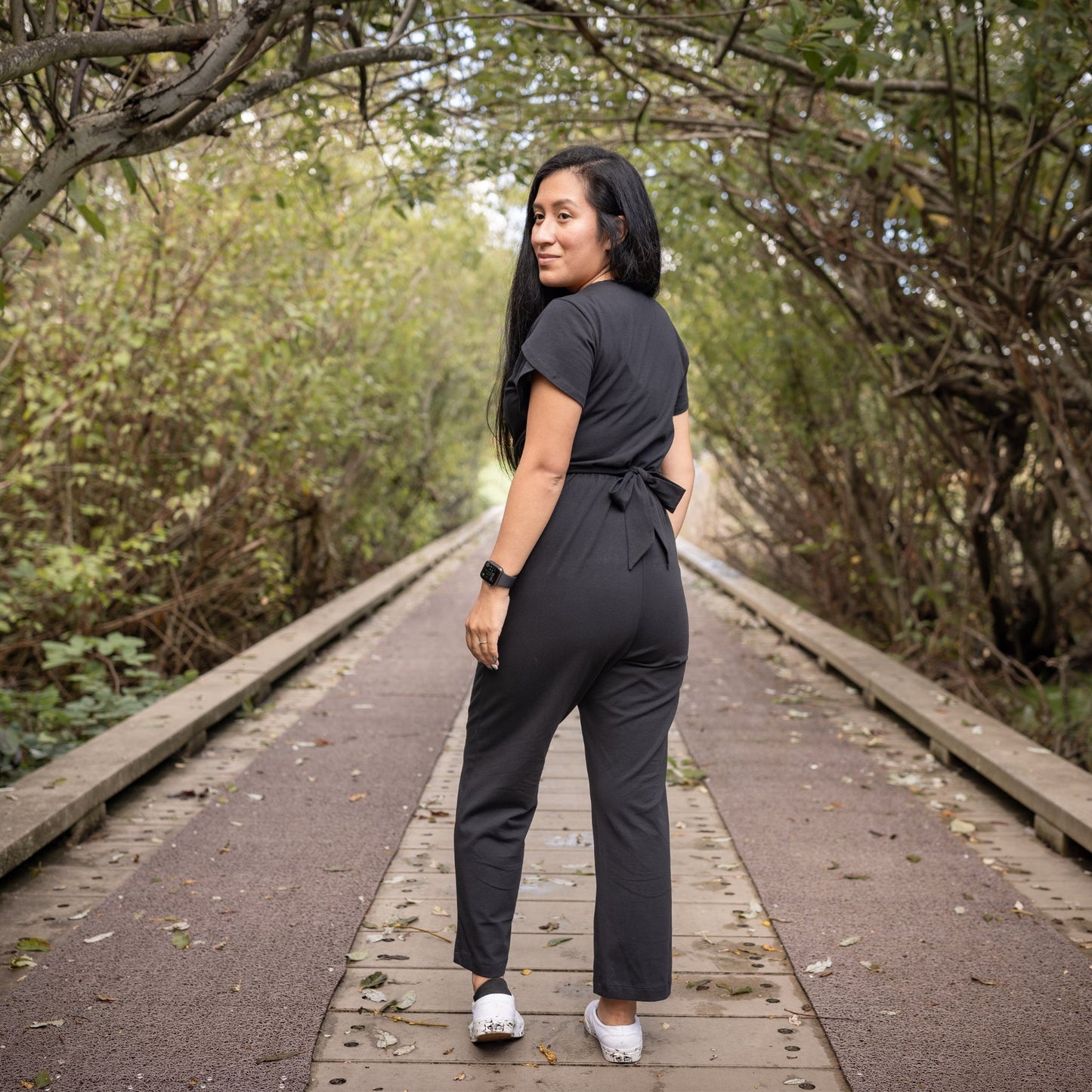 Nunuy Sofia Nursing Jumpsuit - Organic Pima Cotton for Style and Function