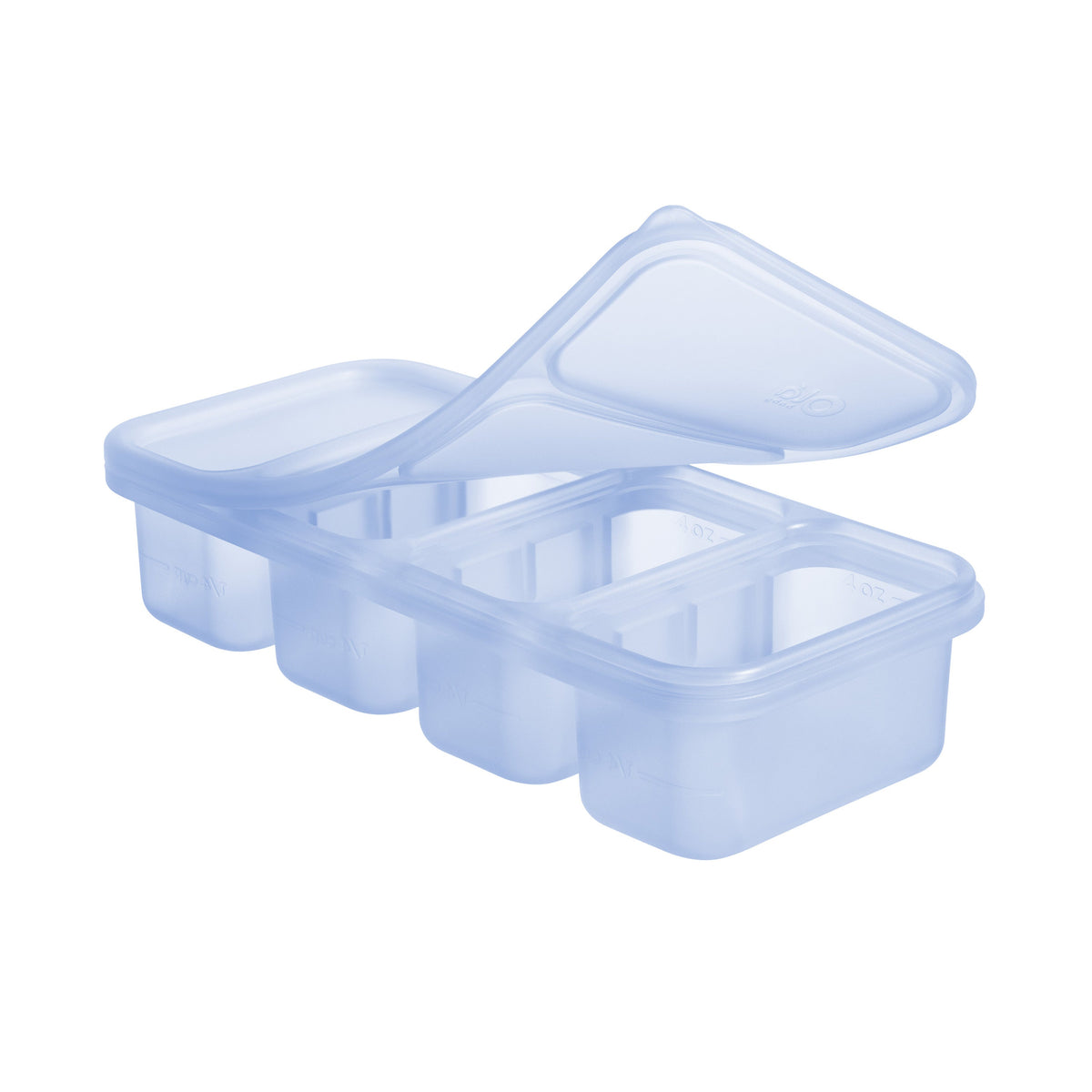Olababy Silicone Baby Food Freezer Tray, 1/2 Cup Portions, with Lid